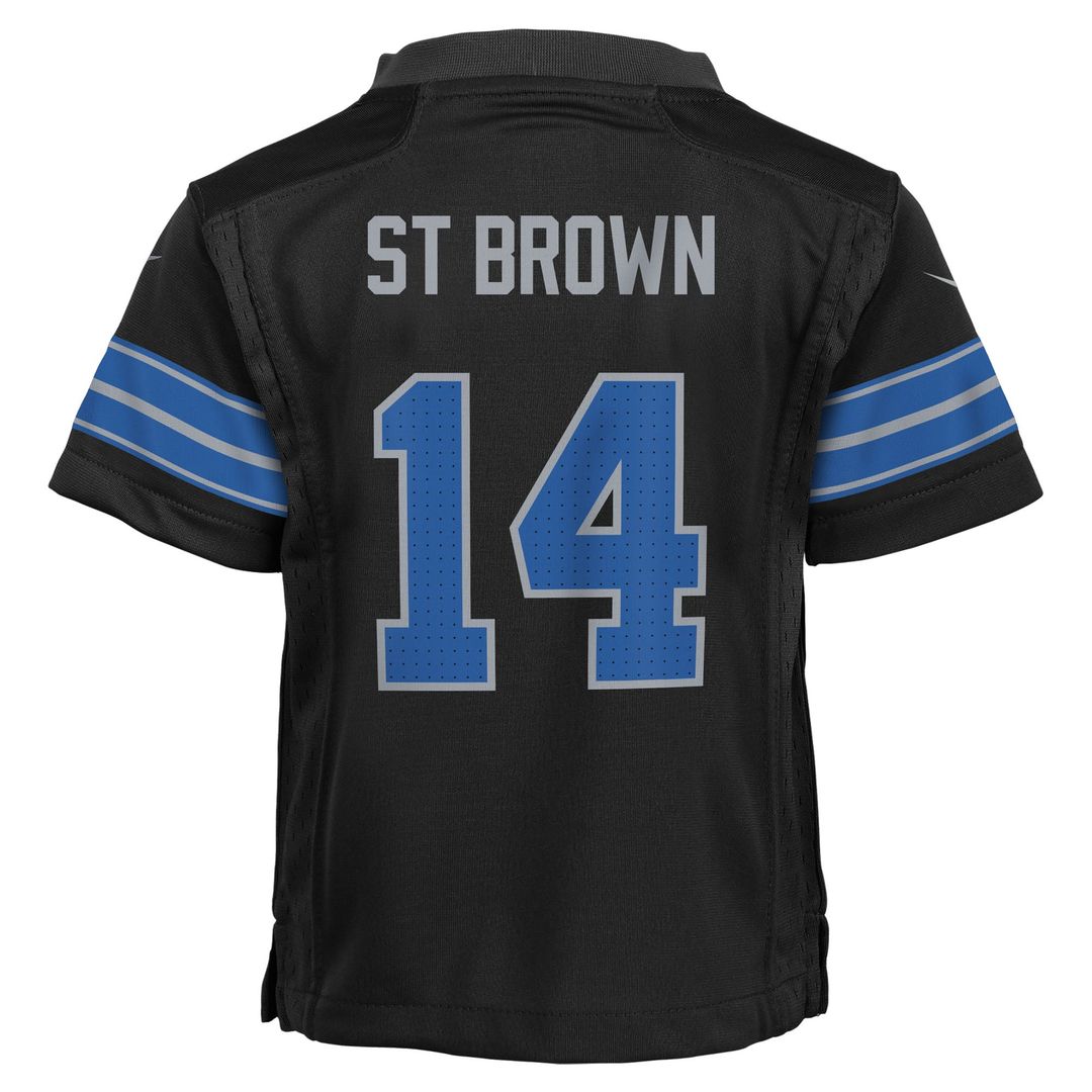 Amon - Ra St. Brown Detroit Lions Preschool Alternate Player Game Jersey - Black