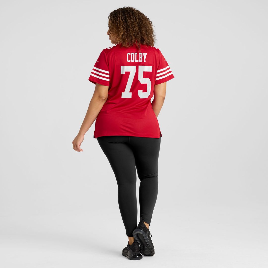Connor Colby San Francisco 49ers Women's Team Game Jersey - Scarlet
