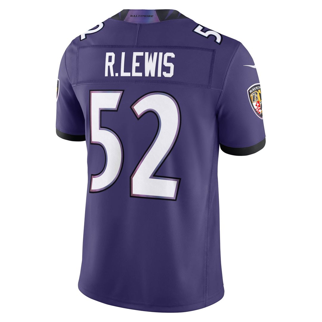 Ray Lewis Baltimore Ravens Alternate Vapor F.U.S.E. Stitched Retired Player Limited Jersey - Black
