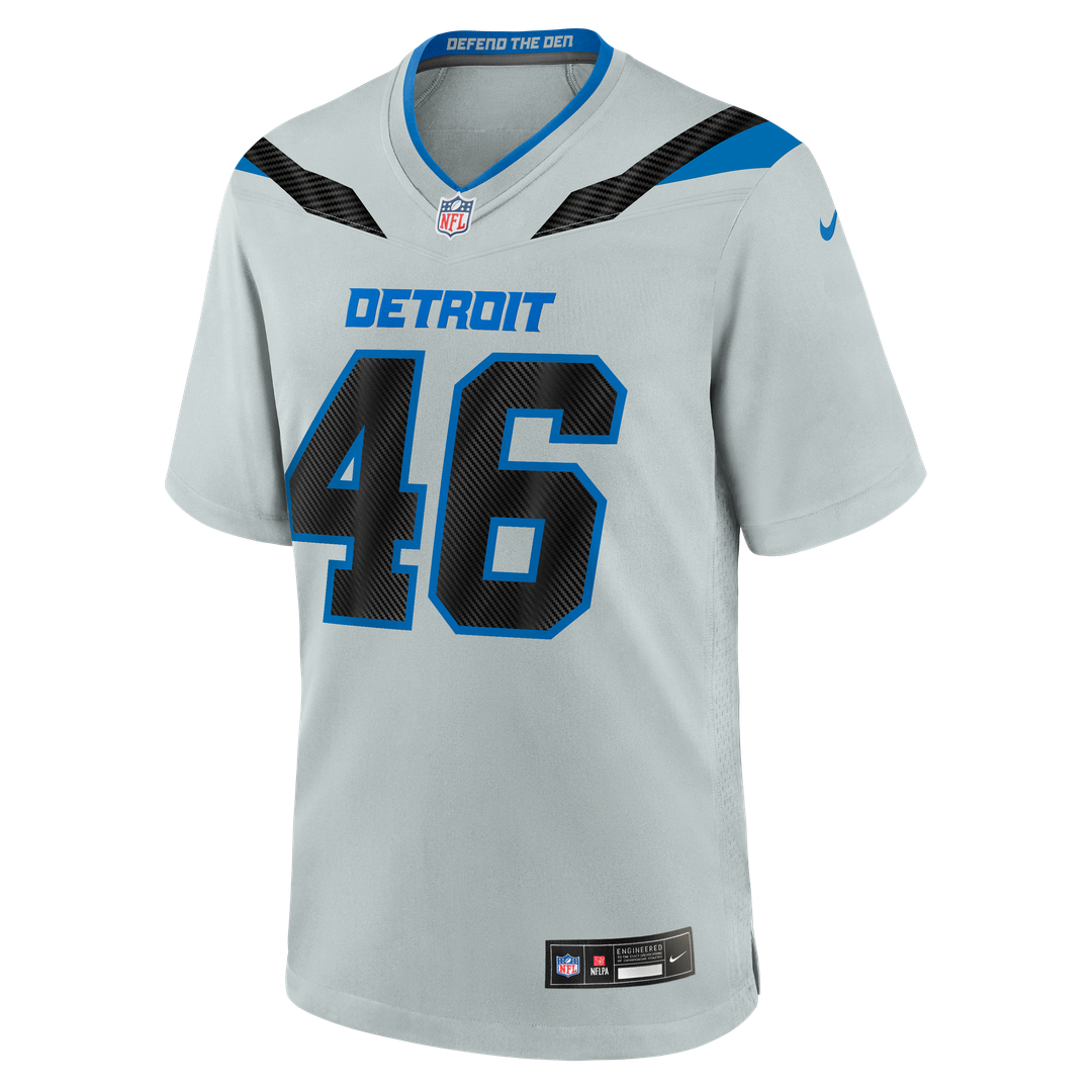 Jack Campbell Detroit Lions 2026 Rivalries Collection Game Jersey - Silver