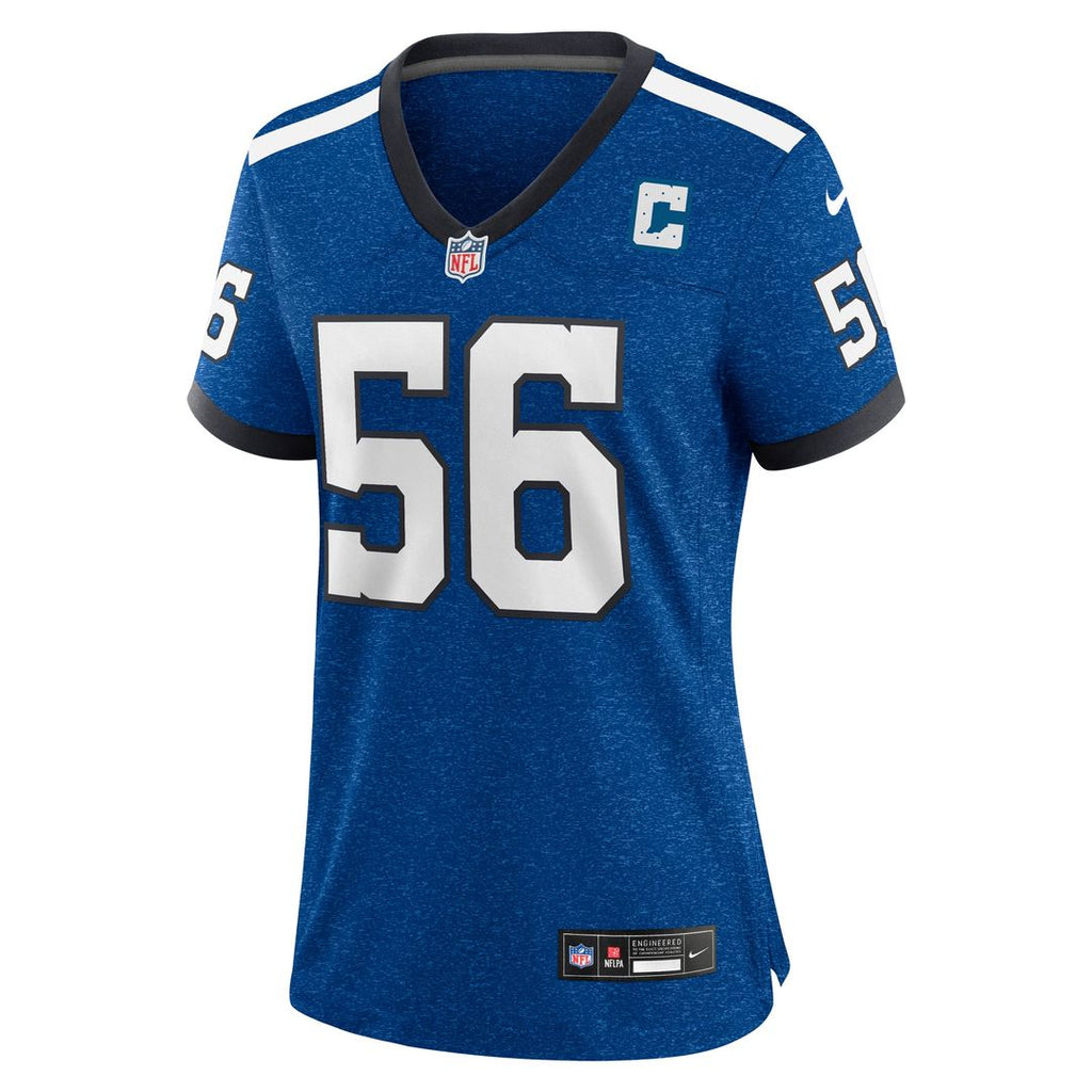 Quenton Nelson Indianapolis Colts Women's Indiana Nights Alternate Game Jersey - Royal