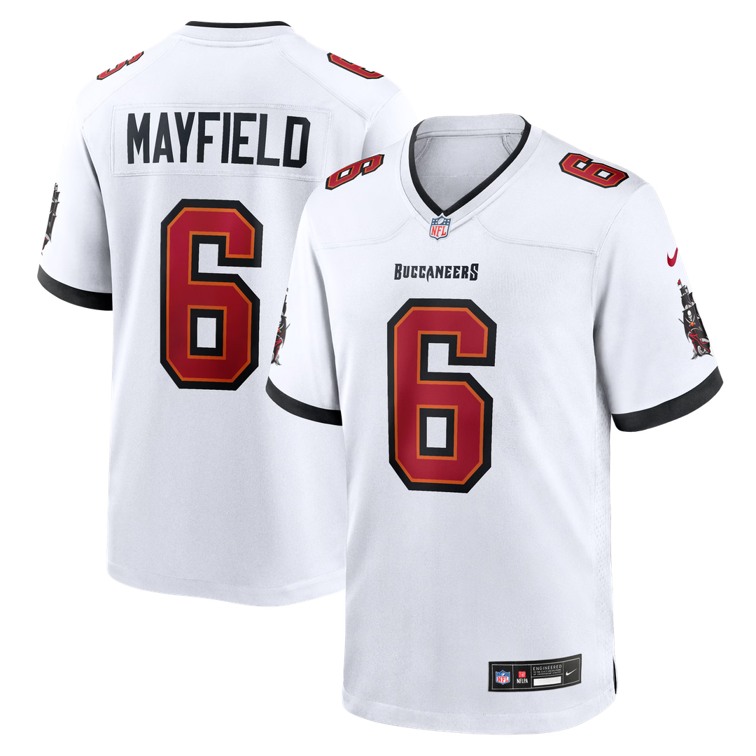 Baker Mayfield Tampa Bay Buccaneers Alternate Game Player Jersey - Pewter