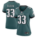Cooper DeJean Philadelphia Eagles Women's Team Game Jersey - Midnight Green