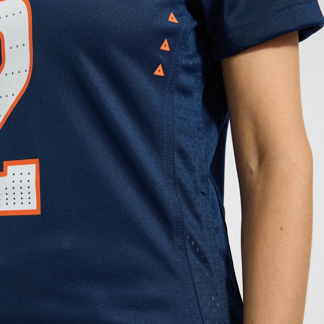Patrick Surtain II Denver Broncos Women's Team Game Jersey - Orange
