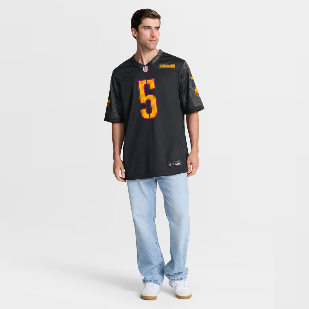 Jayden Daniels Washington Commanders Alternate Game Player Jersey - Black