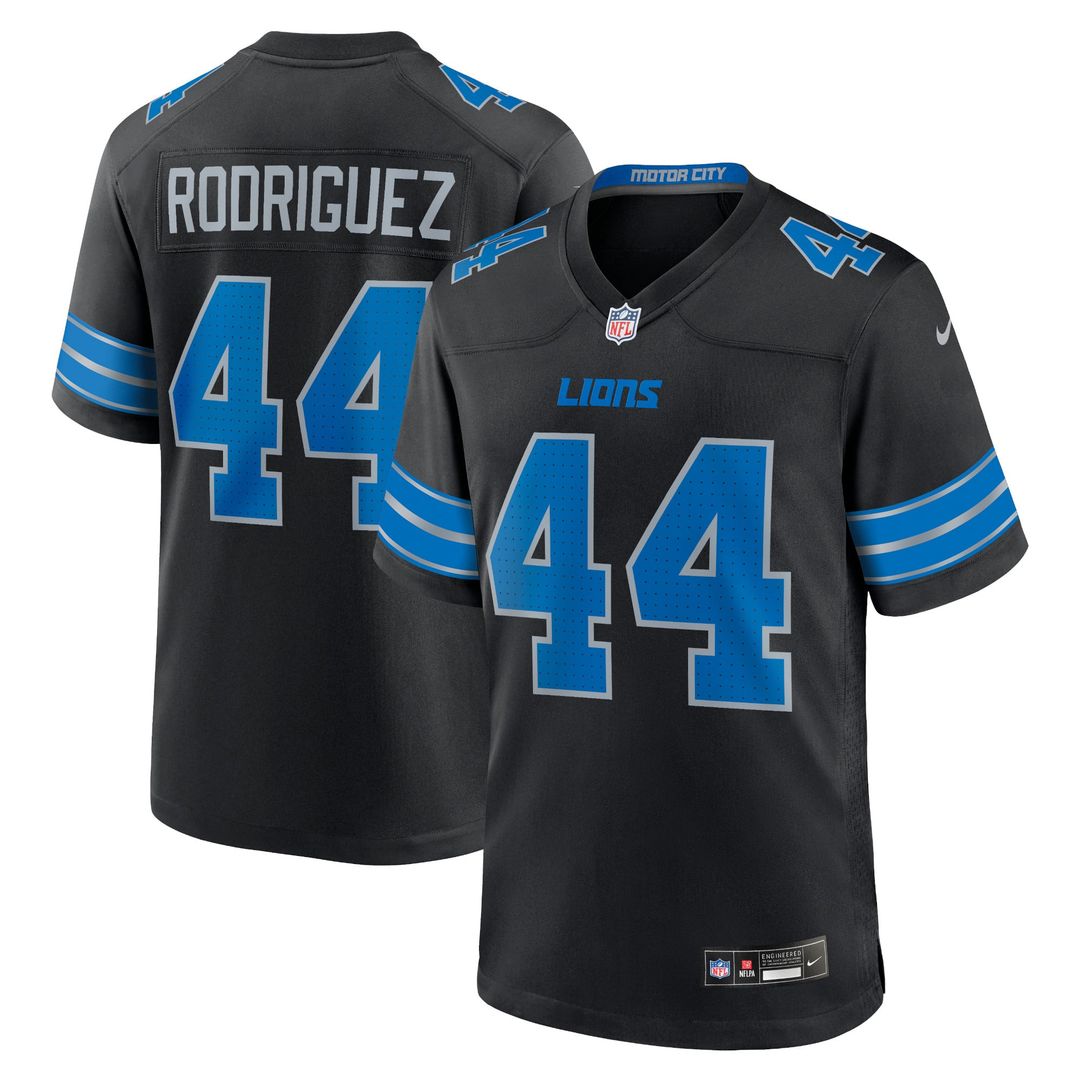 Malcolm Rodriguez Detroit Lions Game Jersey - Blue