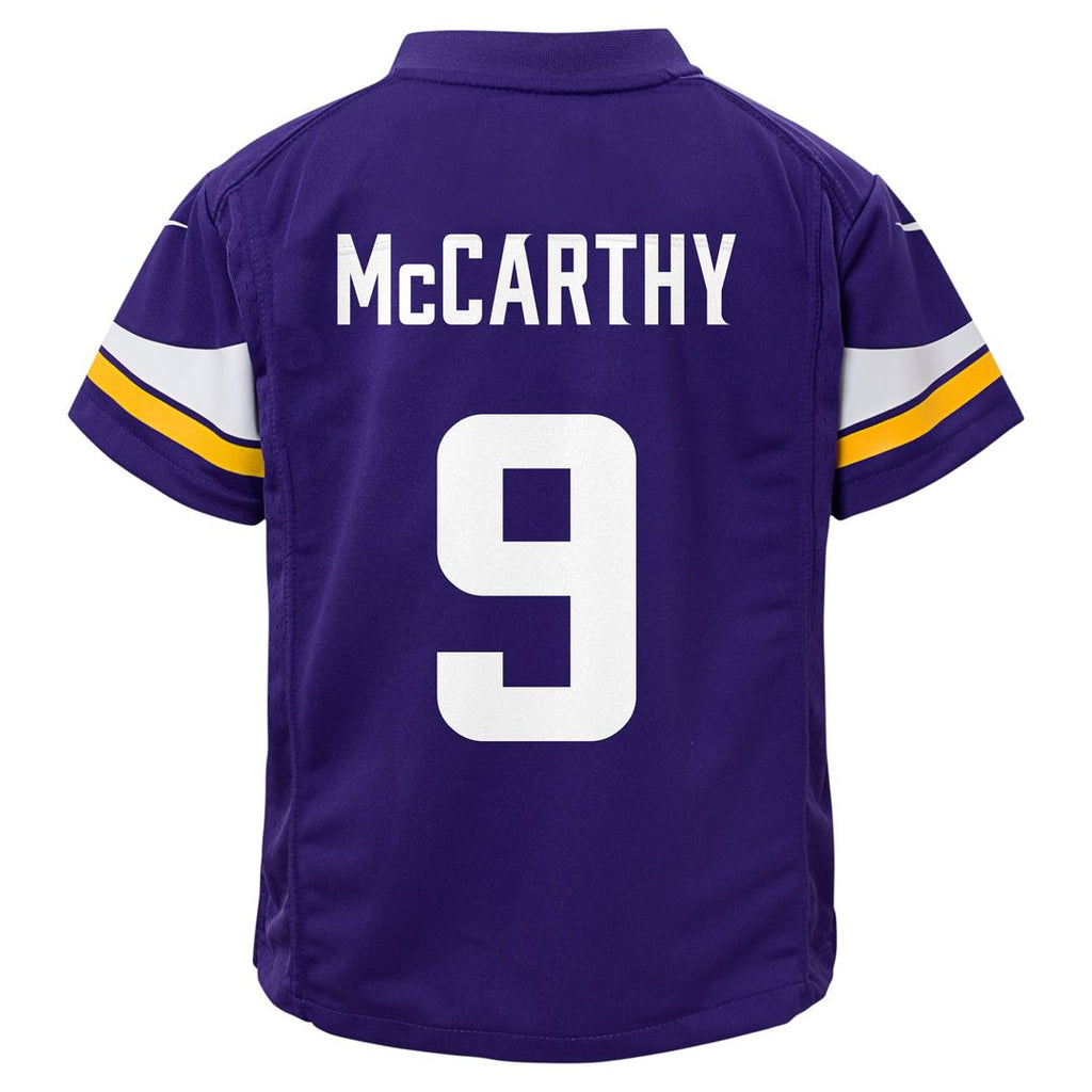 J.J. McCarthy Minnesota Vikings Toddler Game Jersey - Purple