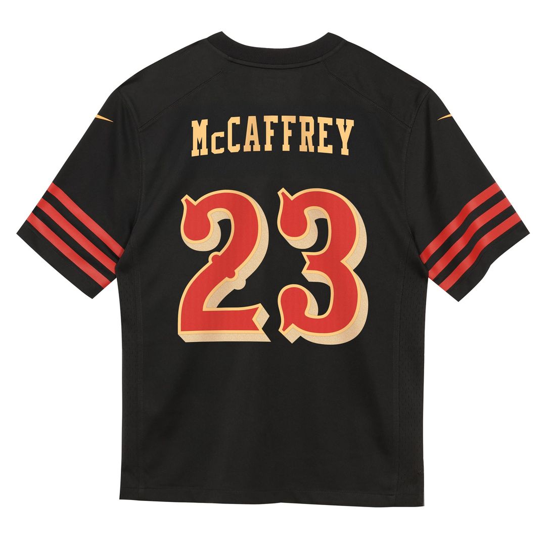 Christian McCaffrey San Francisco 49ers Toddler 2025 Rivalries Collection Game Jersey - Black