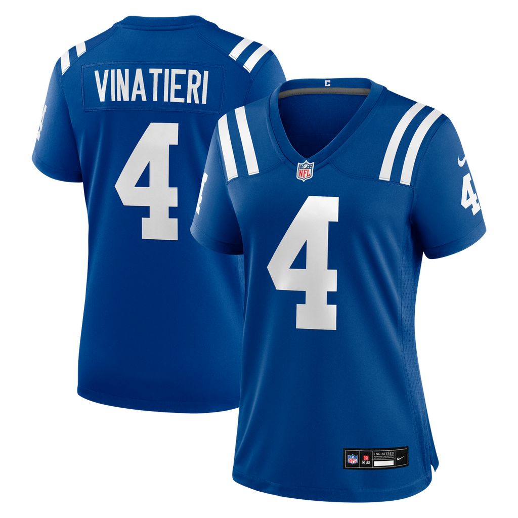 Adam Vinatieri Indianapolis Colts Women's Team Retired Game Jersey - Royal