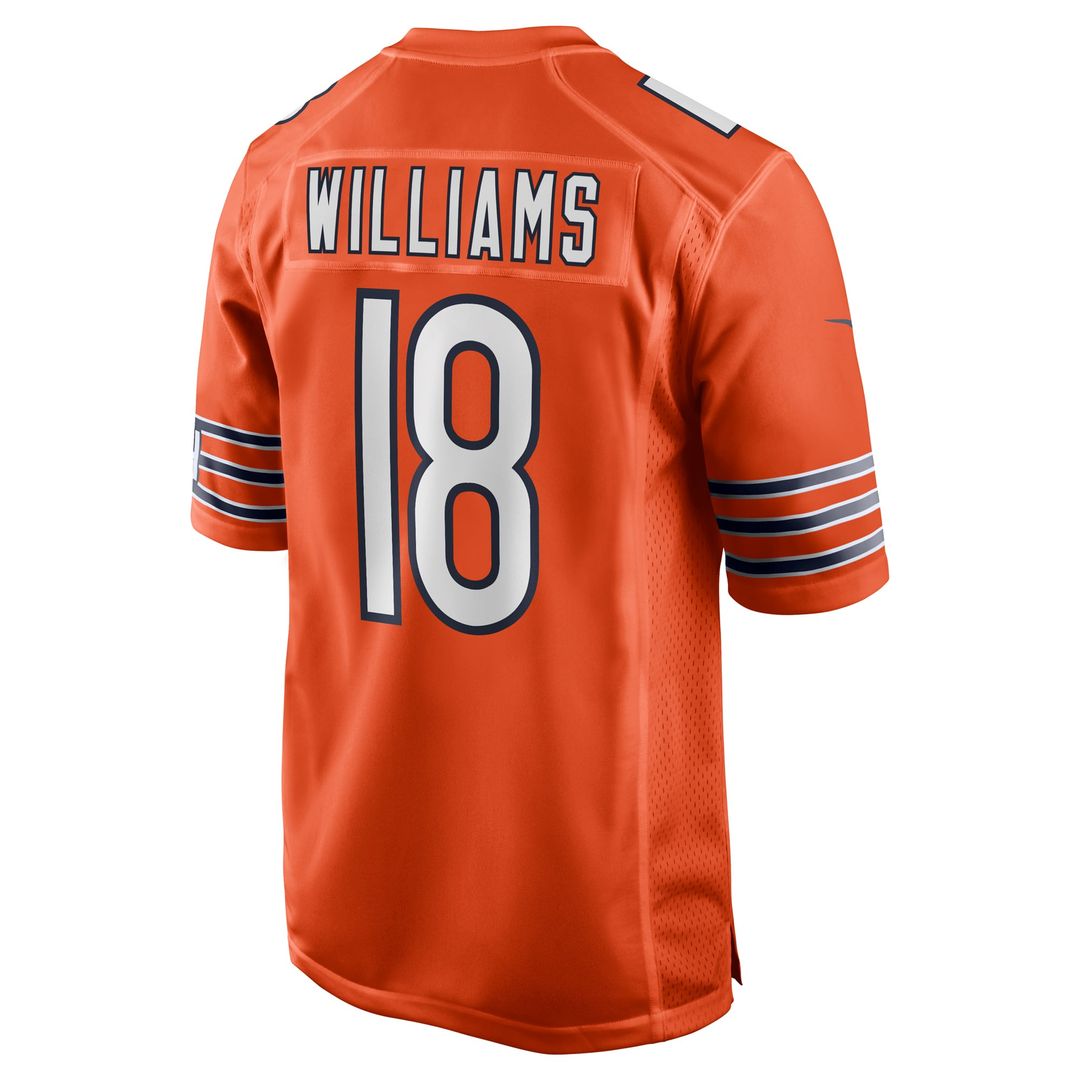 Caleb Williams Chicago Bears First Round Pick Player Game Jersey - White