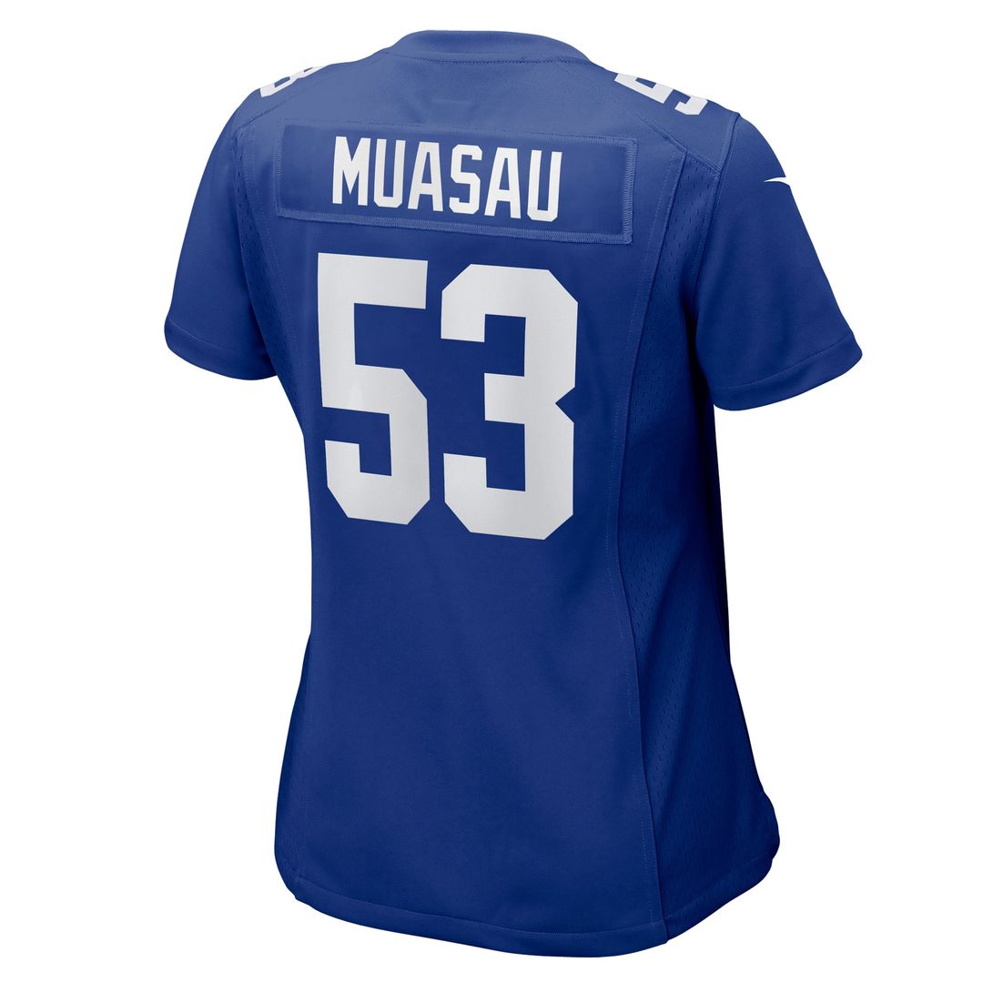 Darius Muasau New York Giants Women's Game Jersey - Royal