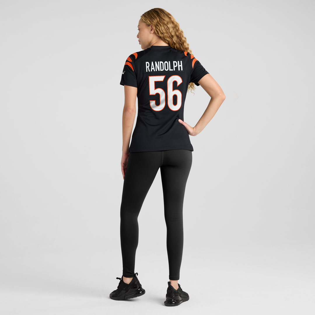 Garmon Randolph Cincinnati Bengals Women's Team Game Jersey - Black