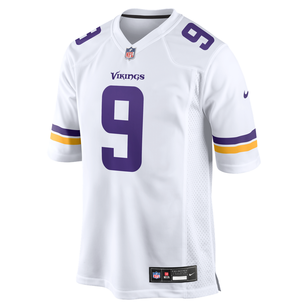 J.J. McCarthy Minnesota Vikings Game Jersey - White
