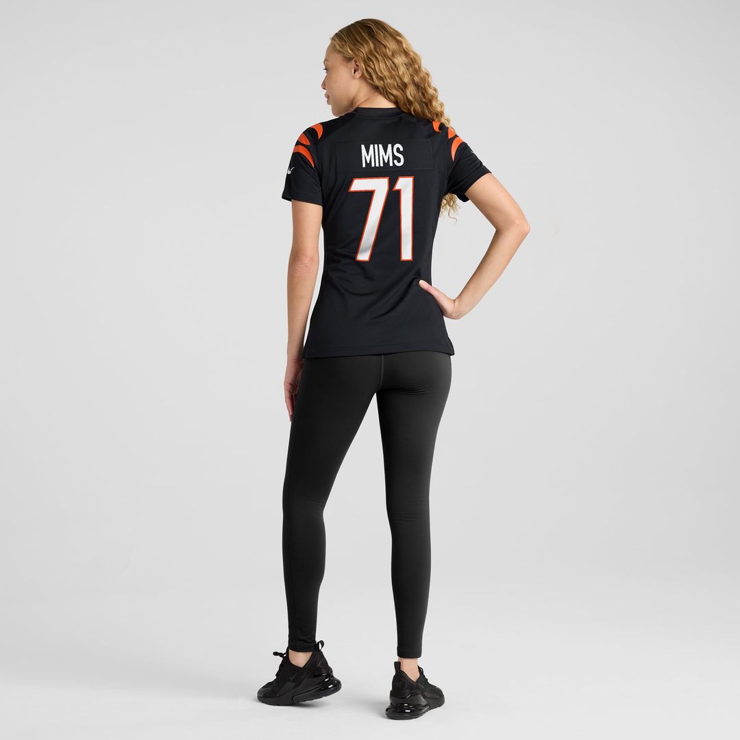 Amarius Mims Cincinnati Bengals Women's Game Jersey - Black