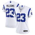 Kyren Williams Los Angeles Rams Women's Fearsome White Game Jersey