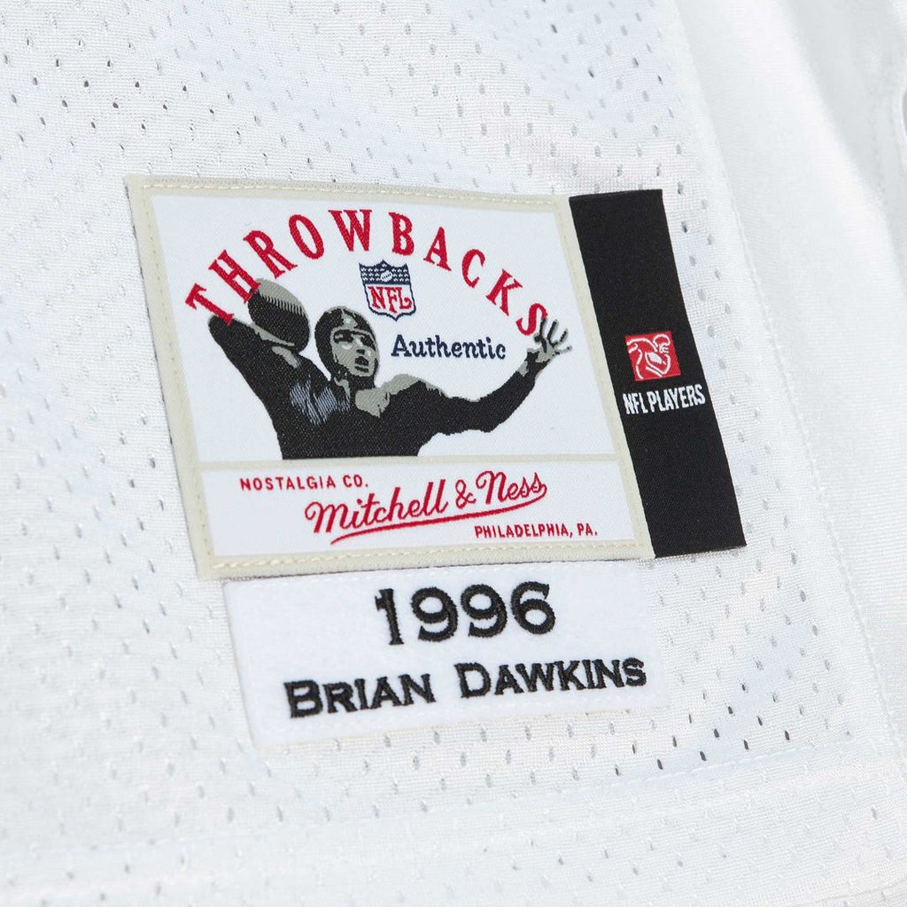 Brian Dawkins Philadelphia Eagles 1996 Authentic Throwback Retired Player Jersey - White