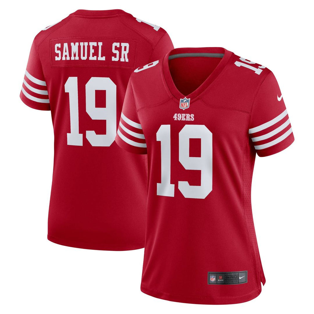 Deebo Samuel Sr San Francisco 49ers Women's Team Game Jersey - Scarlet