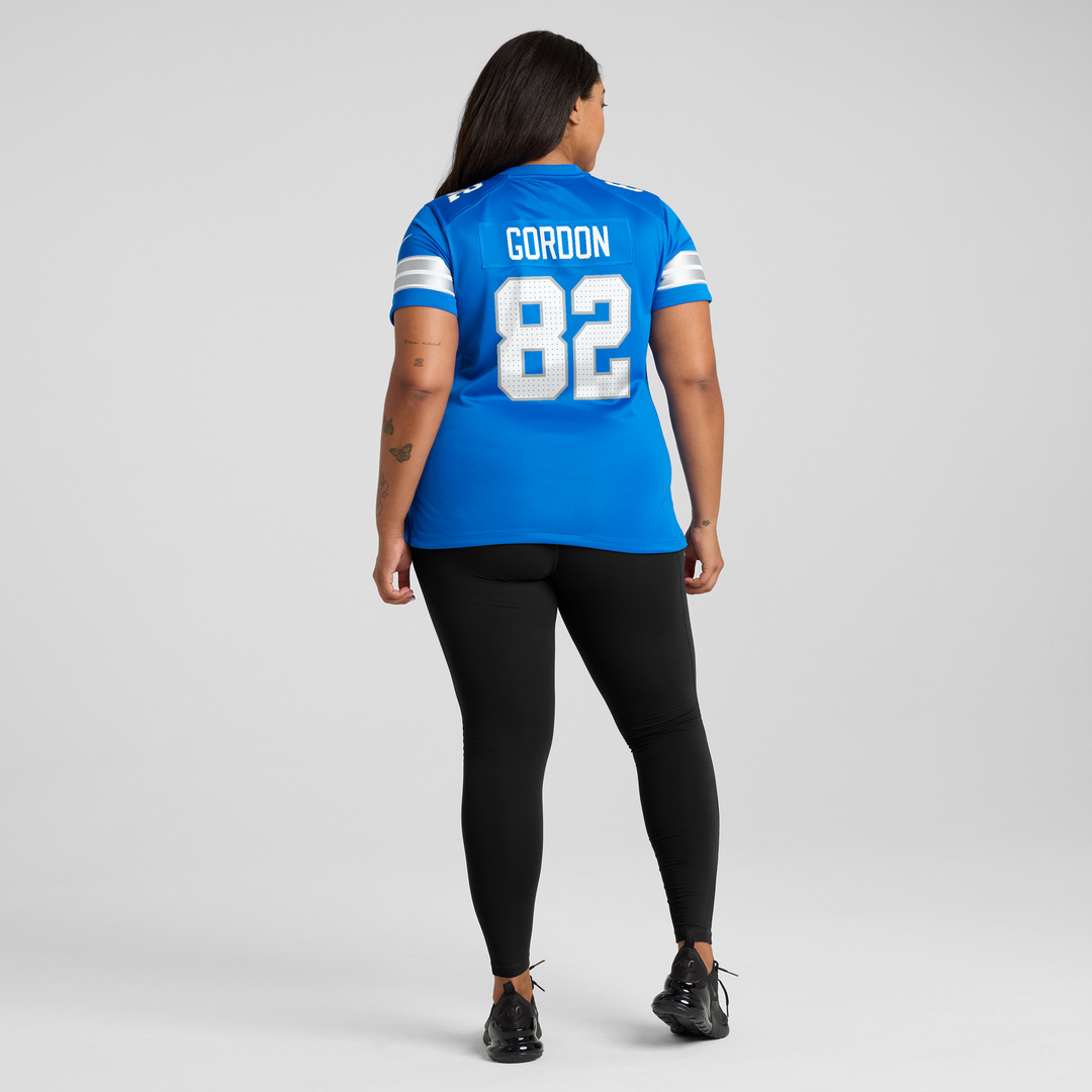 Thomas Gordon Detroit Lions Women's Team Game Jersey - Blue
