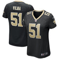 Jonathan Vilma New Orleans Saints Women's Game Retired Player Jersey - Black