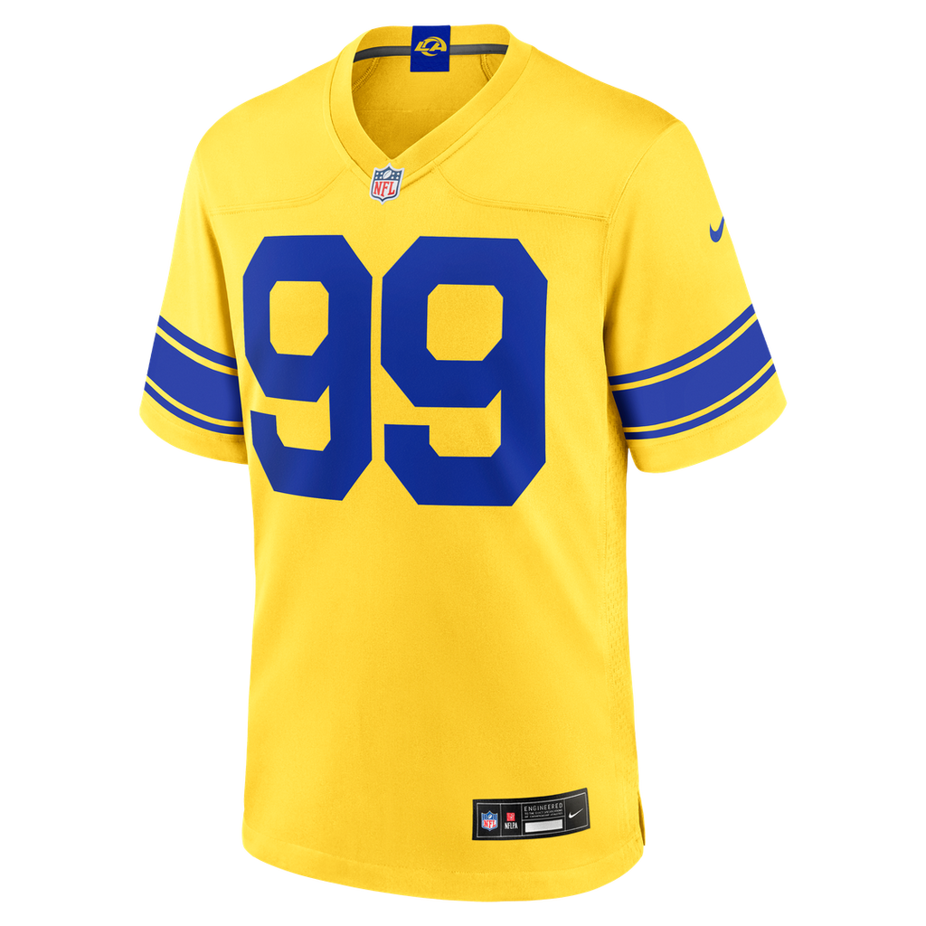 Aaron Donald Los Angeles Rams Game Jersey - Royal